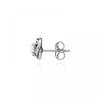 Pandora 292335c01 Moment April Birthstone Clear Eternity Circle Stud Silver Earrings