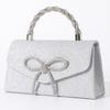 New High-Grade Banquet Clutch Bag Versatile Diamond Bow Chain Crossbody Evening Dress Purse