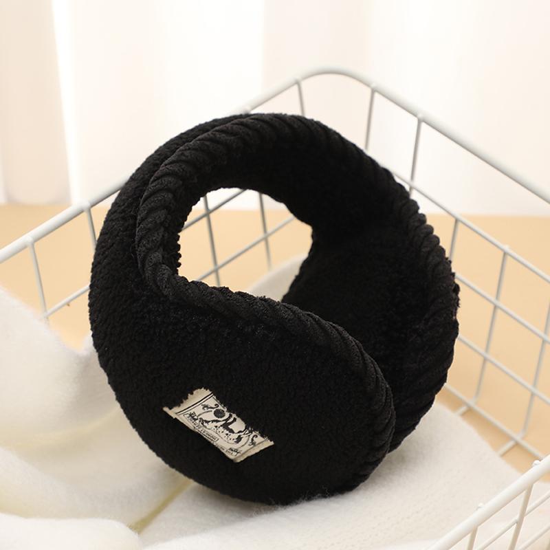 Casual Women Fall Winter Polar Fleece Windproof Stay Warm Thermal Ear Protection Ski Earmuffs чёрный