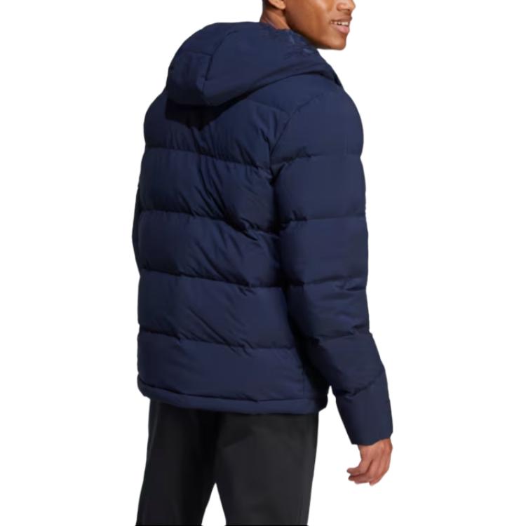 New Adidas Free Shipping With AdiClub Helionic Hooded Down Jacket IZ4701