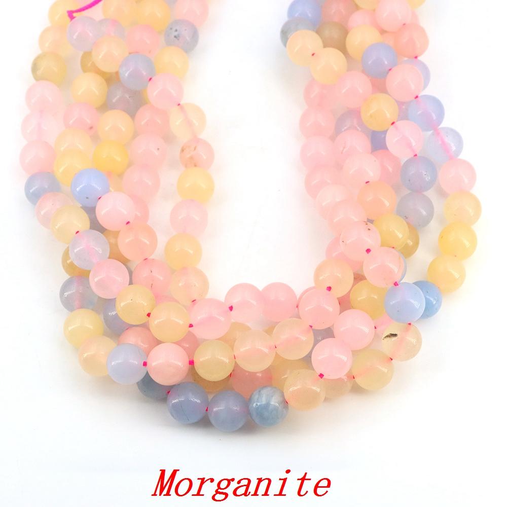 4/6/8/10/Mm Natural Stone Yellow Tower Crystal Round Loose Citrine Bead Crystal Stone Jewelry Making Diy Bracelet Necklace Gift