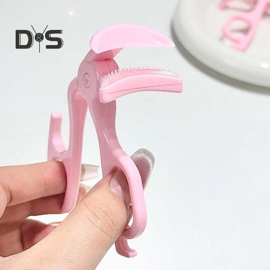 Eyelash Curler with Silicone Comb Portable Travel Ergonomic Handle Lashes Clip Professional Beginner Women Eye Lashes Curling Tools