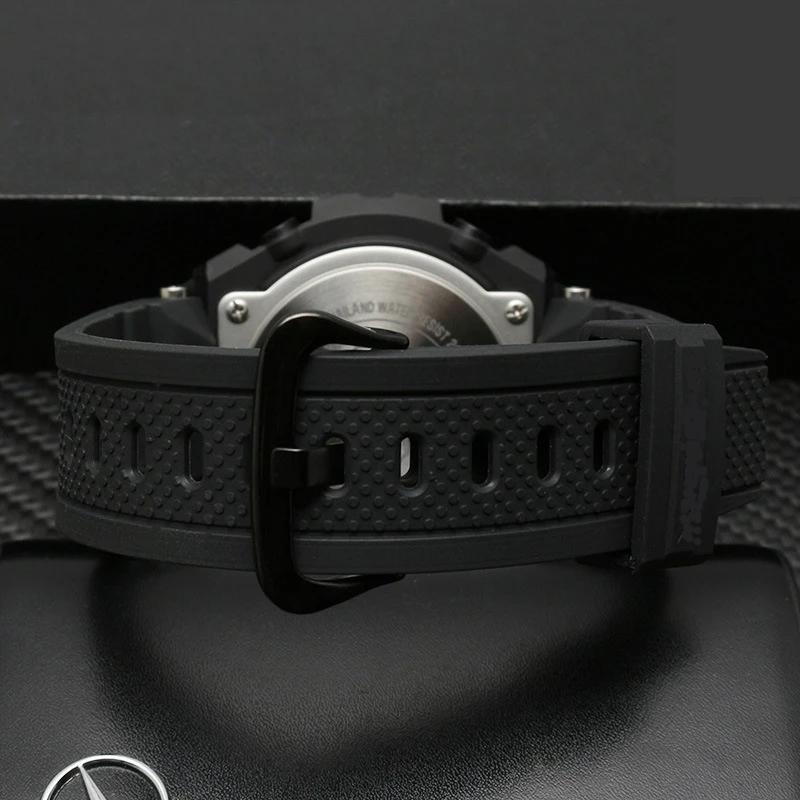 Silikonkautschuk Armband für Casio GST210 GST-W110/S130/B100/S100G/S110/410 Uhrenarmband Hohe Qualität Uhrenarmband Armbänder für Armbanduhren