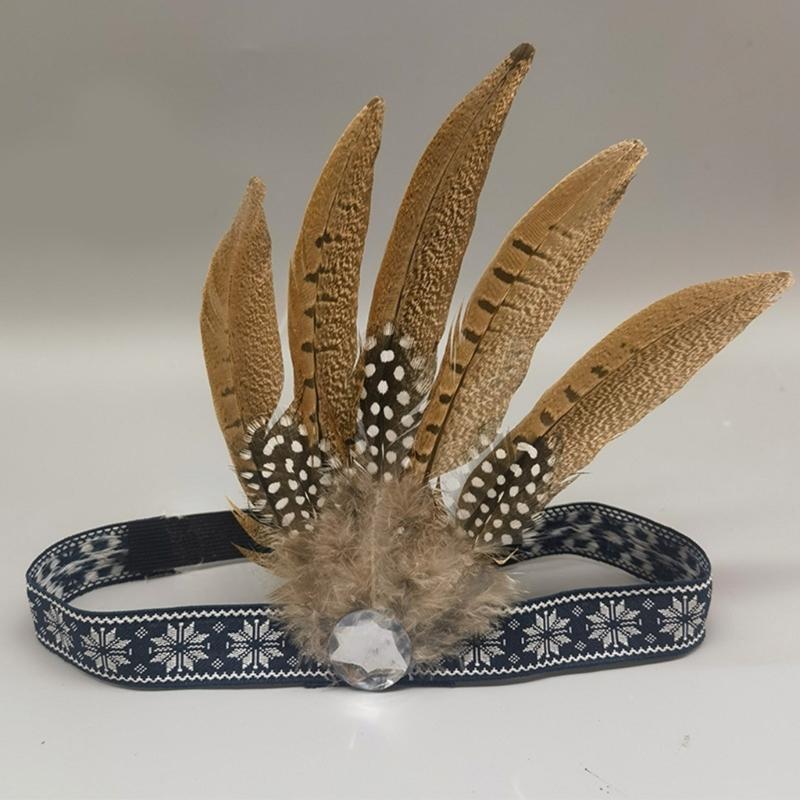 Ethnic Feather Headpiece Handmade Props For Women Men Dancers And Party Enthusiasts Lightweight And Comfortable Headwear