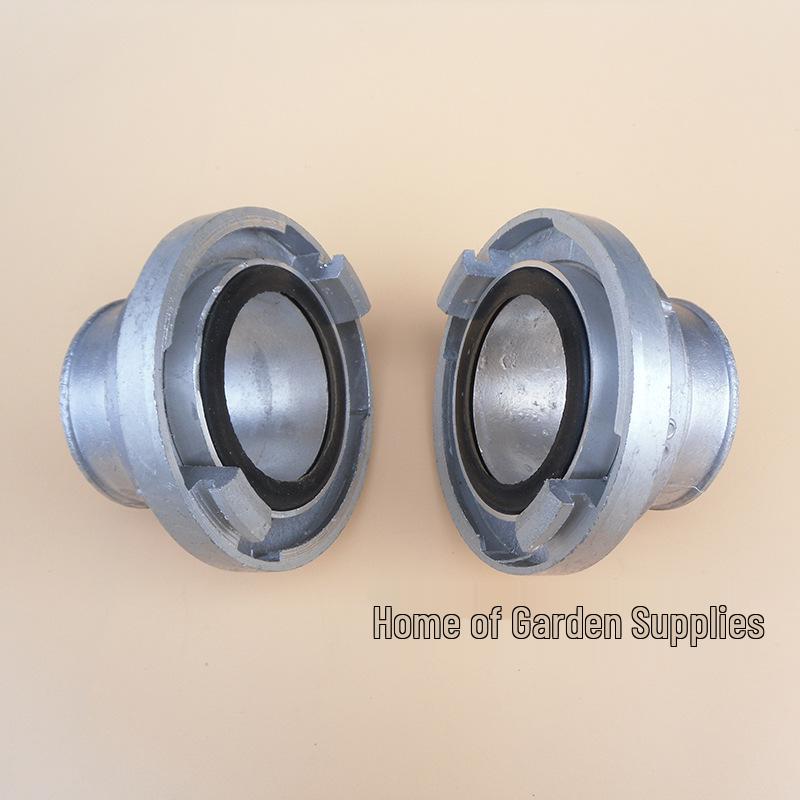 3" Snap-on Garden Hose Connector, 80mm Firefighting Soft Hose Swivel Joint Quick Connect