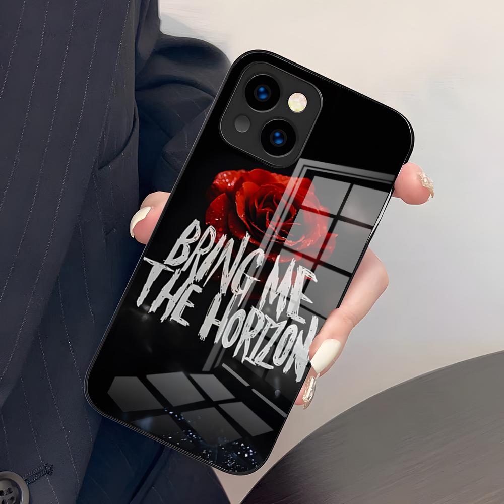 B-Bring Me The Horizon Phone Case For IPhone 17 Pro Max 15 Pro 16 14 Plus 12 13 Mini 11 Pro Shockproof Glass Cover