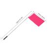 Bright Color Tour Guide Handheld Flag with 1.2m Retractable Telescoping Pole for School Excursions Field Sports Training Outdoor