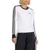 Adidas Originals 3 Stripes Firebird Adicolor Series Knitted Round Neck Slim Fit Long Sleeve T-Shirt Women tops KD3688