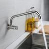 Cooltens Stainless Steel Faucet for and Handwashing Areas Single-Lever Wall-Mounted Kitchen, Bathroom, - Corrosion-Resistant