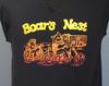80s Vintage Boar's Nest Topeka Kansas motorcycle motor cycle hog cartoon sleeveless T-Shirt - MEDIUM