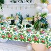 4 Pack Tropical Flower Tablecloth Hawaiian Luau Tablecloths Floral Butterfly Table Cloth Summer Beach Pool Kids Birthday Table Cover Supplies 51 X