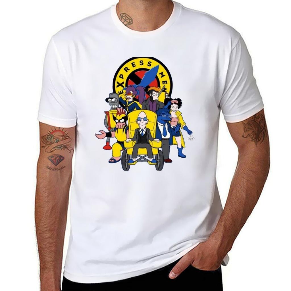 Expres Unisex X Unisex Style Futurama Tshirt Basic Casual Wear Short Sleeve Top Tshirt