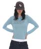 PARTIMENTO WOMEN Washed Pw Embroidered Grandad Cap_Charcoal