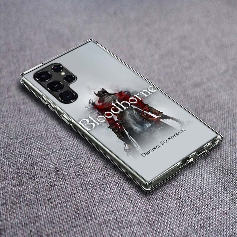 Game Bloodborne Phone Case For Samsung Galaxy S24 S23 S21 S20 FE S22 S26 Ultra S25 Edge S10 Plus Cover Clear TPU Capa Shell Coqu