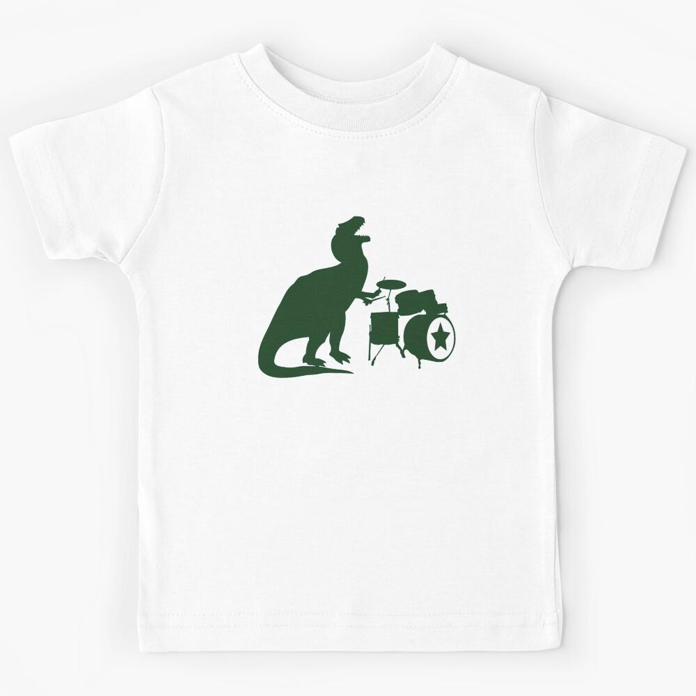 T-Rex Drummer Kids T-Shirt 170