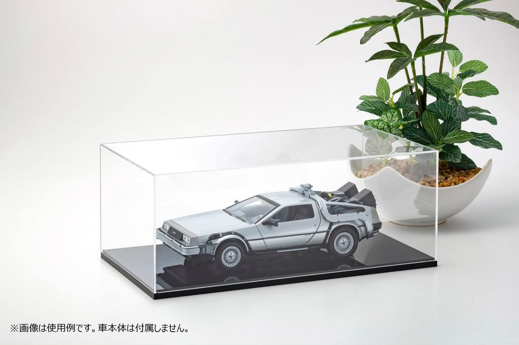 Kyosho Acrylic Display Case & Acrylic Base (Black) for 1/24 Scale Car Models (Diecast/Plastic Models) 7307