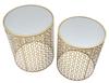 Table Set 2 Pcs Oblin Cm Ø 41X50-37,5X47