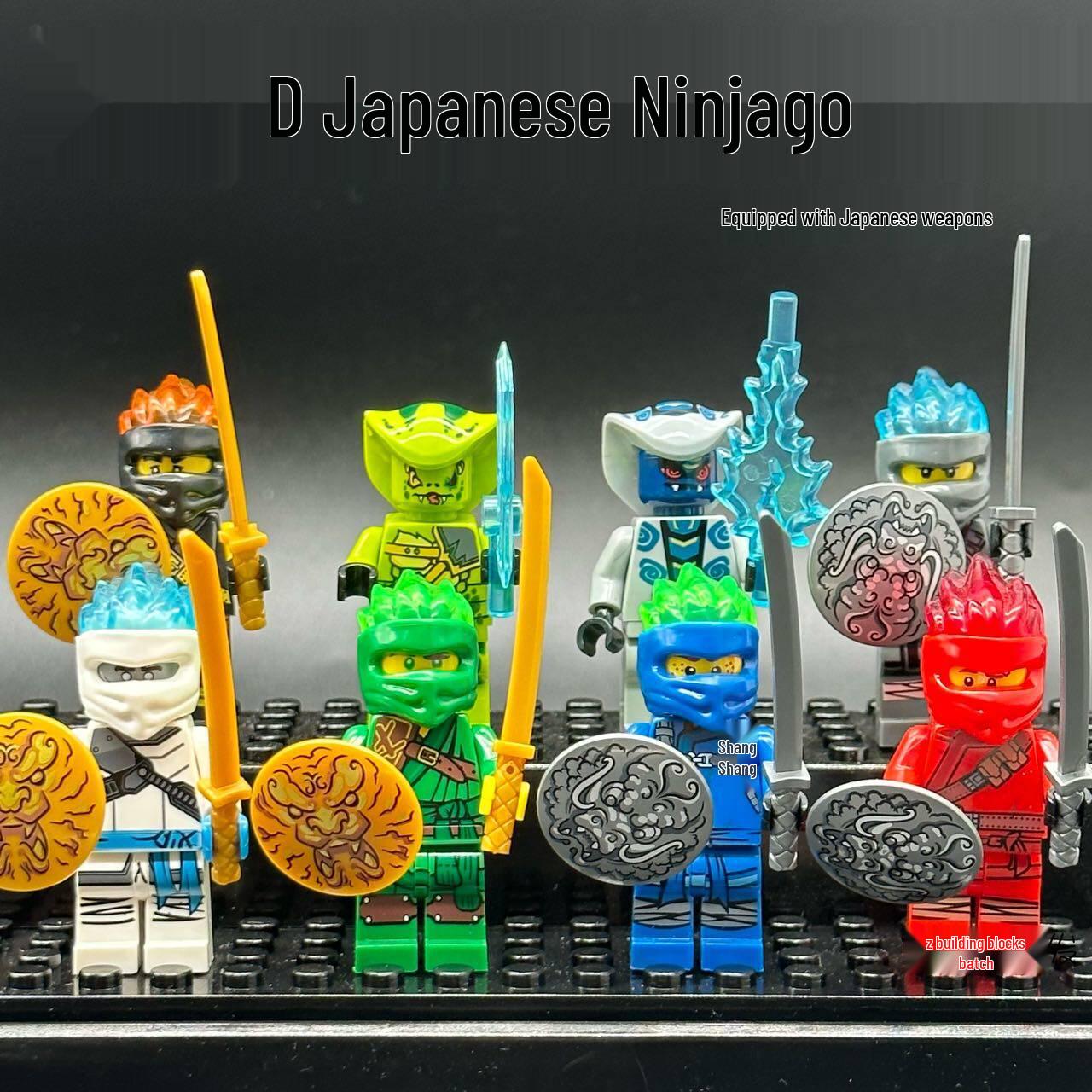 2026 Ninjago Kai & Cole Minifigure Motorcycle & Divine Dragon Building Blocks Toy
