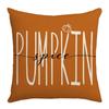 New Thanksgiving Autumn Cushion Pumpkin Maple Leaf Hand-painted Text Home Cushion Pillow Cover