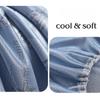 3Pcs/Set Comfortable Ice Silk Bedspreads Cool Latex Bed Mat Pad Sheet for Bedroom Summer Sleeping Mattress Bed Cover
