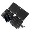 30W ETFE Foldable Solar Charger Waterproof Power Bank with USB Ports for Outdoor Camping Hiking Emergency Power Station