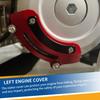 Midimttop Left Crankcase Guard, Engine Cover, Engine Guard, Engine Stator Crash Guard Cover Fits