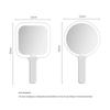 LED Slim Make-up Spiegel Handheld Draagbaar 3 Kleuren Helderheid Aanpassen met Touchscreen Cosmetische Tafelblad Vanty Spiegel Reizen Huisgebruik