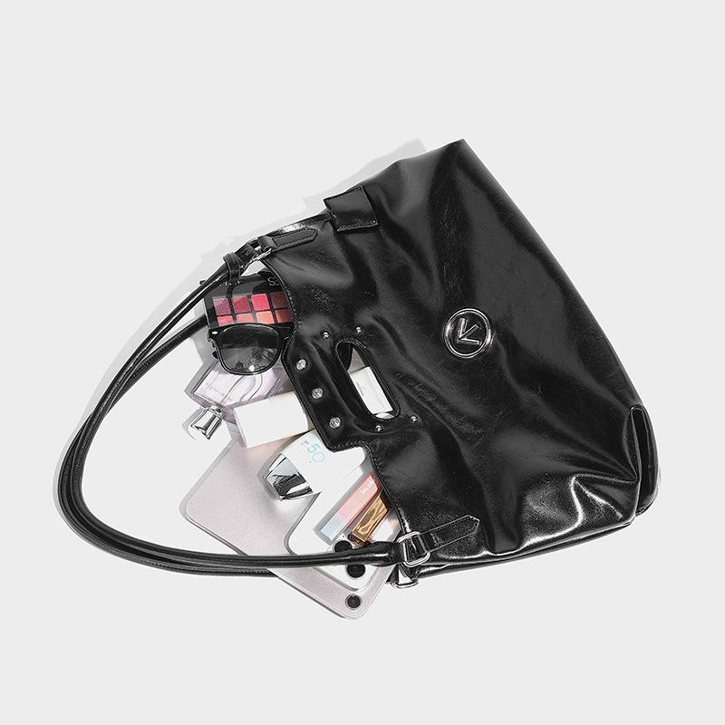 Tote Bag Large-capacity Commuter Handbag Soft Shoulder Bag Fashionable Women's Bag