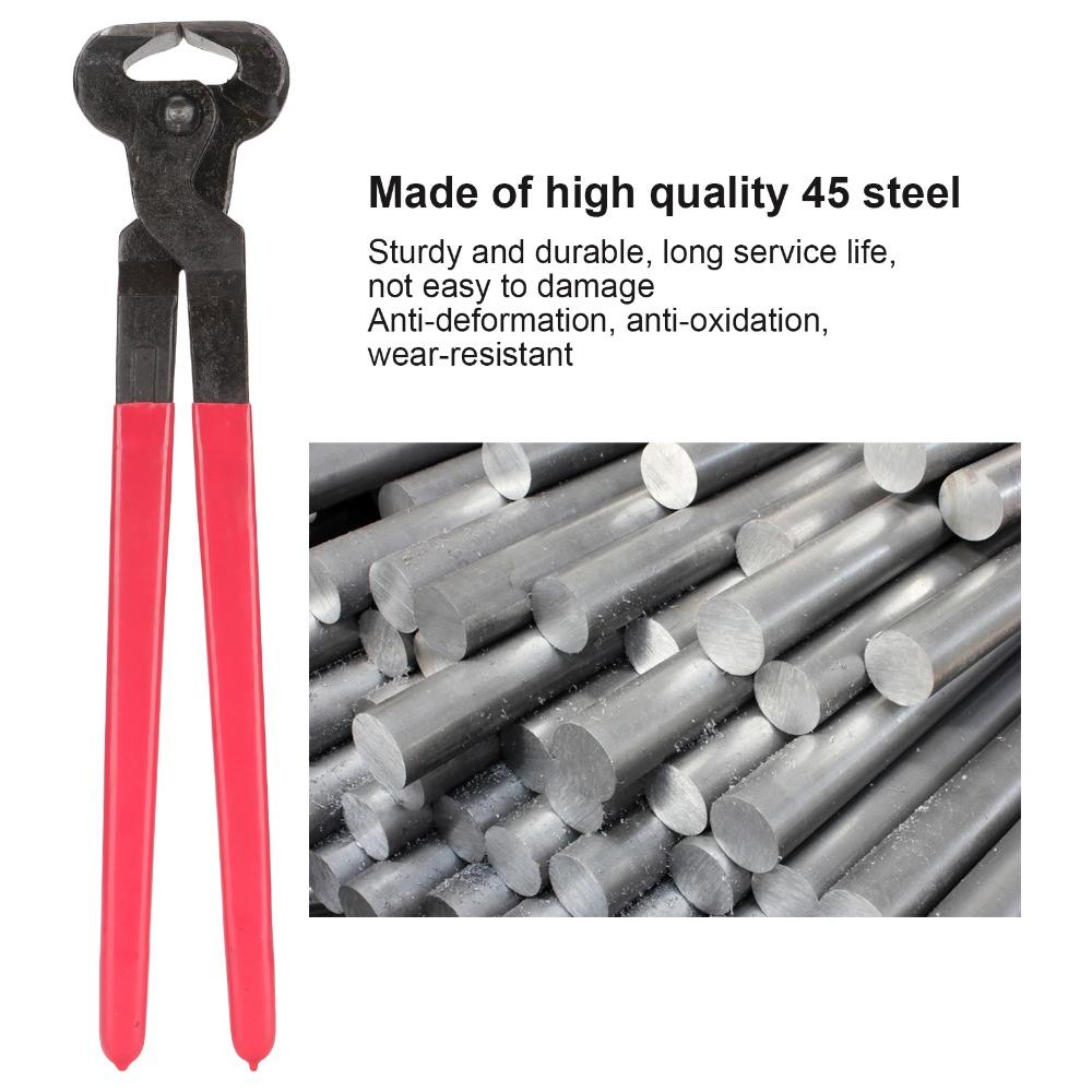 14in Length Hoof Nipper Trimmer 45 Steel Horseshoe Pliers Tool Riding Experience