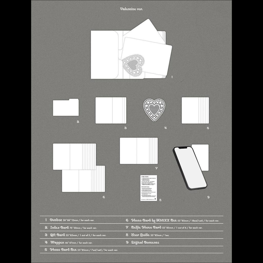 [Pre-order] NMIXX - Blue Valentine (Platform Album POCAALBUM Ver.) + Free Gift