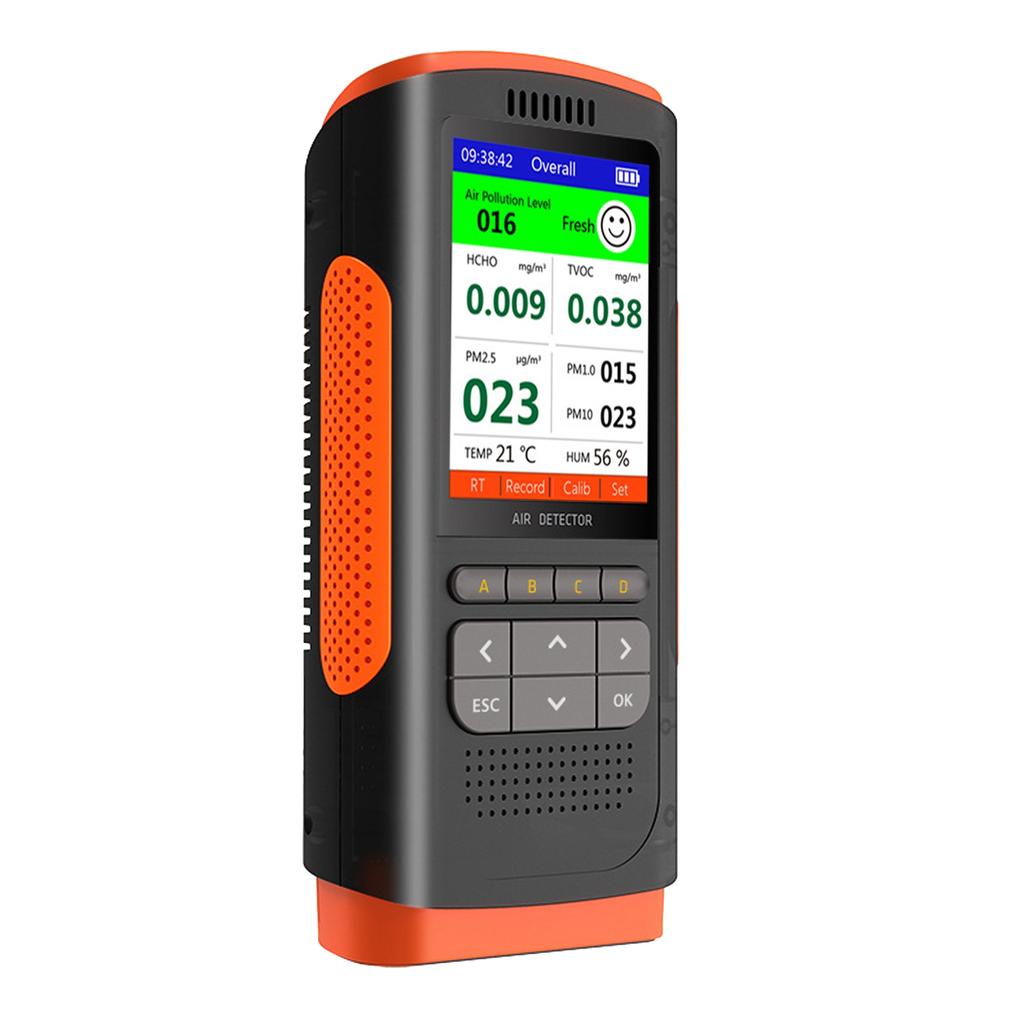 Formaldehyde detector air quality monitor PM 2.5 portable display air pollutants family decoration co2 meter  analyzer