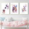 Hygienist Dental Art Tooth Fairy Clinic Watercolor Teeth Canvas Print Wall Pictures Decor Canvas Painting Wall Art Poster Dental