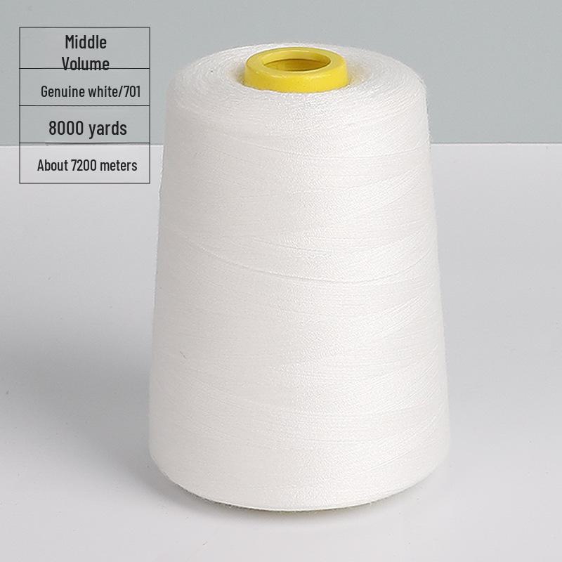 Pagoda 402 Polyester Sewing Thread - White, Machine & Hand Use