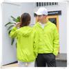 Ultraleichte, faltbare, einfarbige Sport-/Laufjacke mit UV-Schutz und Kapuze