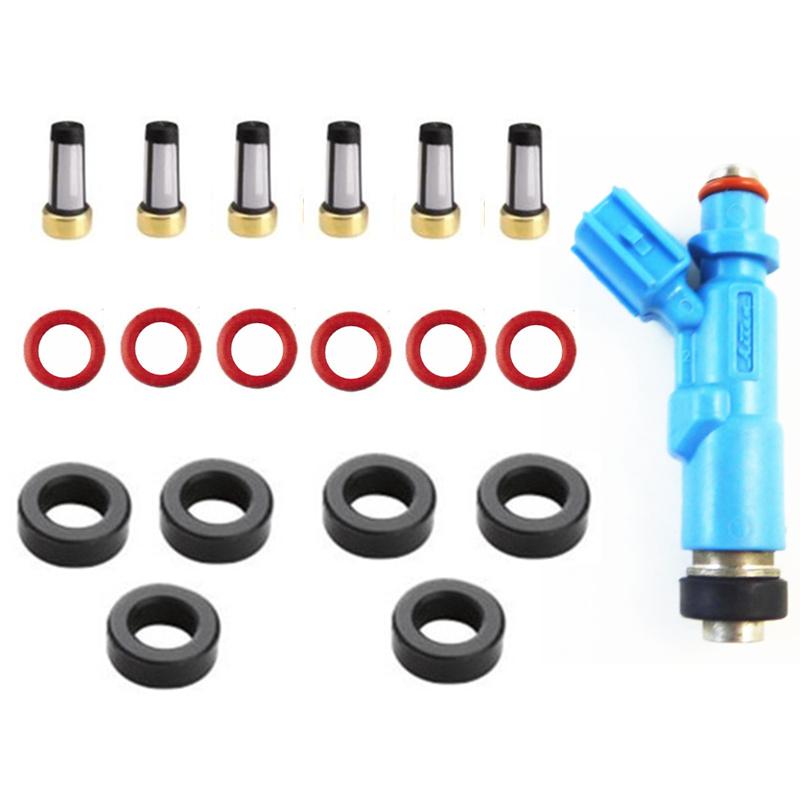 6sets Fuel Injector Repair Kit  for Toyota Yaris Vitz Verso Prius 23209-29015 23250-23020 23209-21020 23209-22060 23209-79135