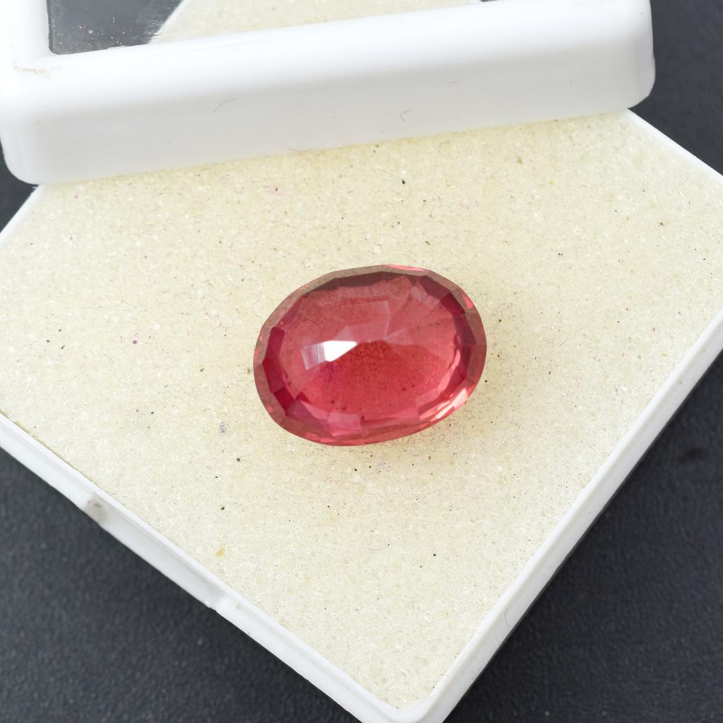 Natural Sapphire Loose Gemstone Oval Cut Padparadscha 11.55 Ct September Birthday Birthstone