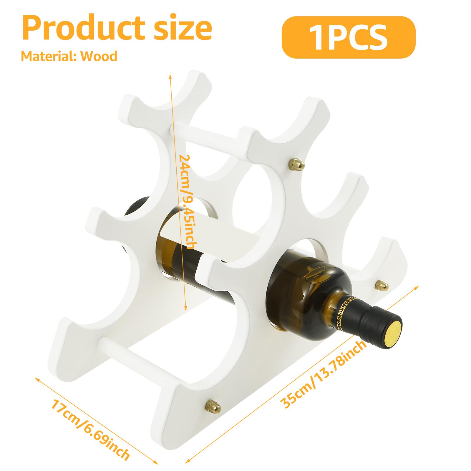 

Wooden Wine Rack Wine Holders Kitchen Assembled Display Stand Organizer Bar Storage Bar Wine Cabinet Wine Bottle Display Rack