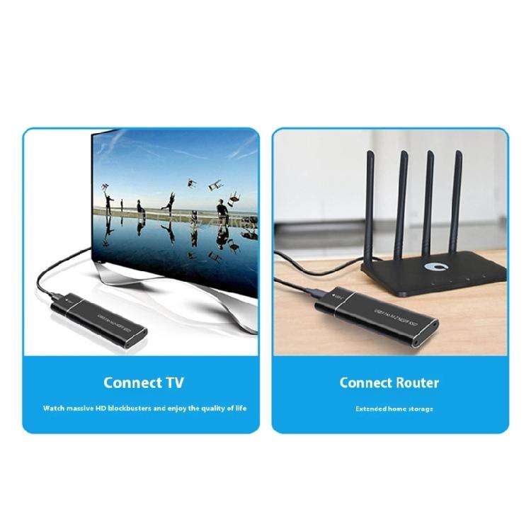 M.2 Portable Enclosure Externally Adapter Case Hard Drive Disk Box Enclosure 5Gbps USB 3.2 Type C for 2230 2242