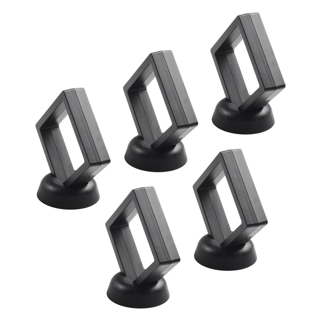 3D Floating Frame Display Box Ring Coin 3D Floating Frame 5/10PCS Holder Stand Box Multipurpose Storage Box Black White