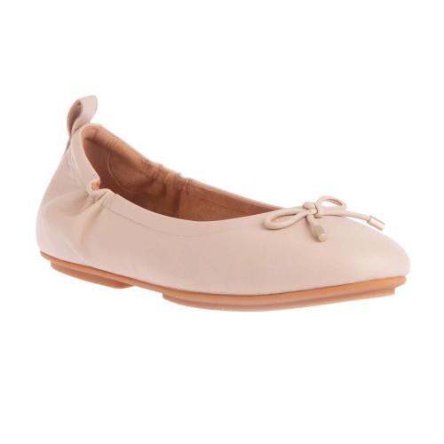FitFlop Womens/Ladies Allegro Bow Leather Ballerina Flats