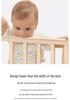 Convertible Crib: Portable, Multi-Functional Solid Wood Baby Bed and Newborn Cradle.