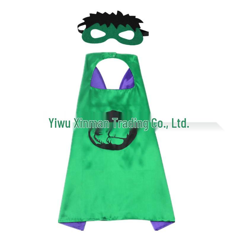 Kids' 3D Superhero Cape Costume for Halloween & Parties