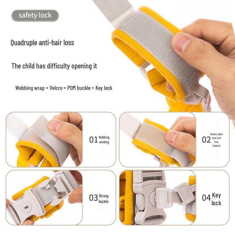 Antilost Safety Backpack With Child Wrist Strap