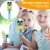 Lollipop Holder Toy Dinosaur Shape Lollipop Case Novelty Eat Lollipop Robot Toy Fun Lollipop Holder Gift for Kids Children