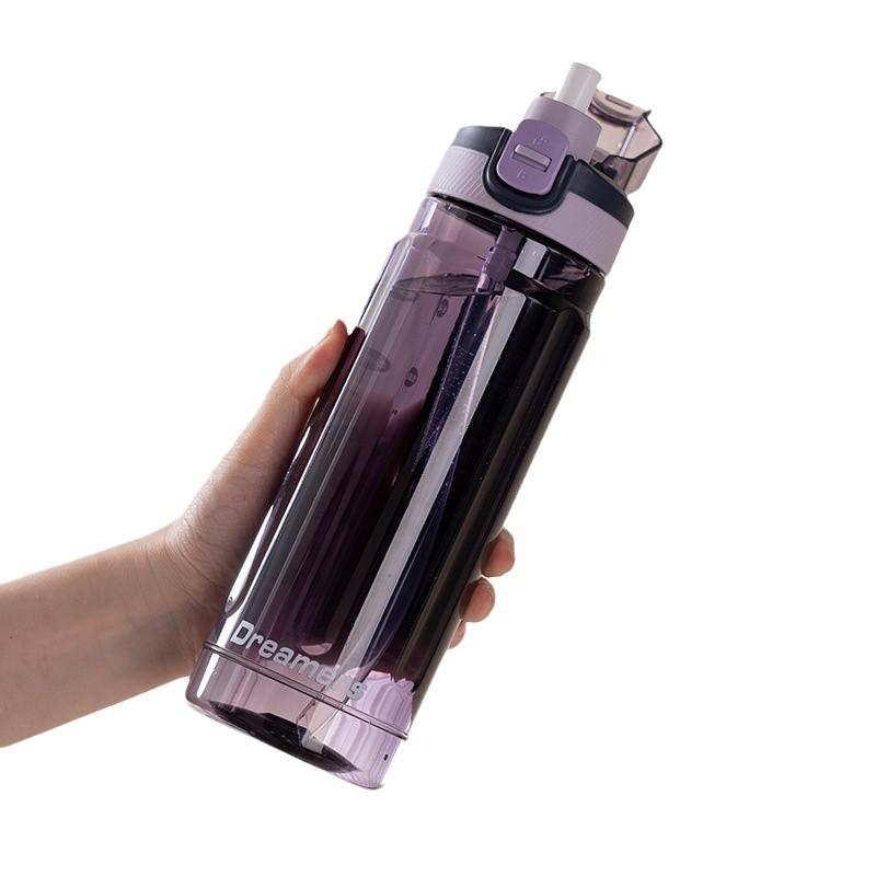 Water bottle sports water cup men's large-capacity kettle summer students go out portable plastic drop-resistant high temperature fitness cup