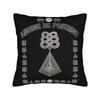 Metal Angine de Poitrine Rock Music Square Pillowcases Polyester Home  Cushion Case Creative Decorative Pillow Cover
