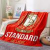 Standard Liege Print Flannel Blanket, High Quality Comfortable for All Seasons, Home Decor, Warmth and Comfort, Perfect for Christmas Gifts