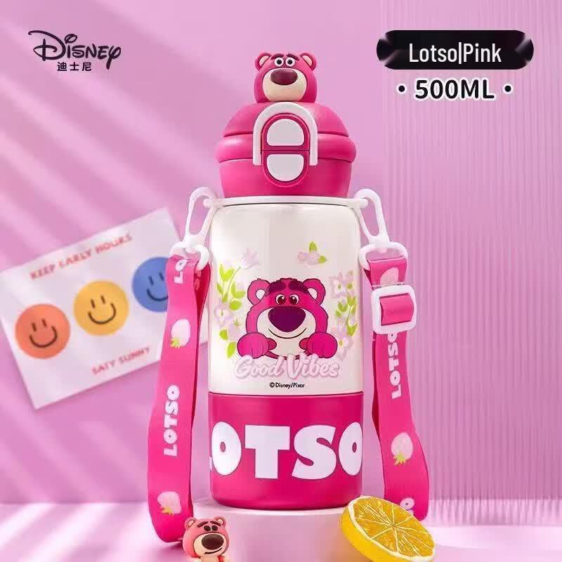 Disney Lotso 500ml 3-in-1 Insulated Stainless Steel Tumbler