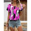 Women's Summer Casual Elegant Temperament Round Neck Short Sleeved Shirt