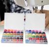 72pcs Plastic Box Sewing Thread High Quality Embroidery Thread Bobbin Thread Garment Making